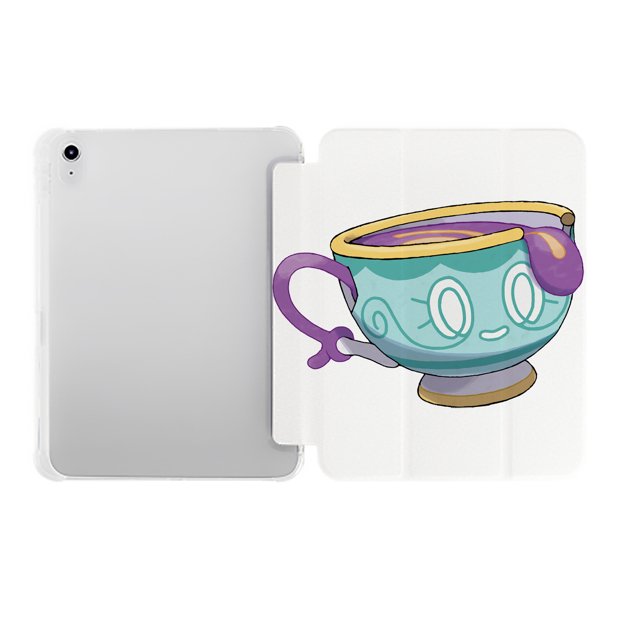 （画像用） ポケットモンスター Pokémon IPad ケース ペン収納付き 三つ折りスタンド PUレザー×シリコン 対応機種9.5/10.5/10.9インチ